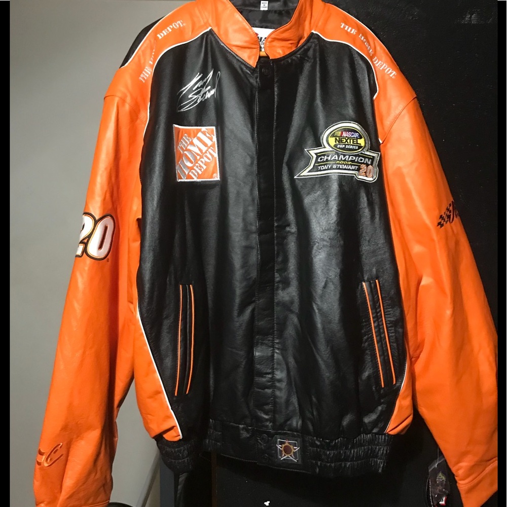 Tony Stewart Sign jacket 2005 championship Jacket